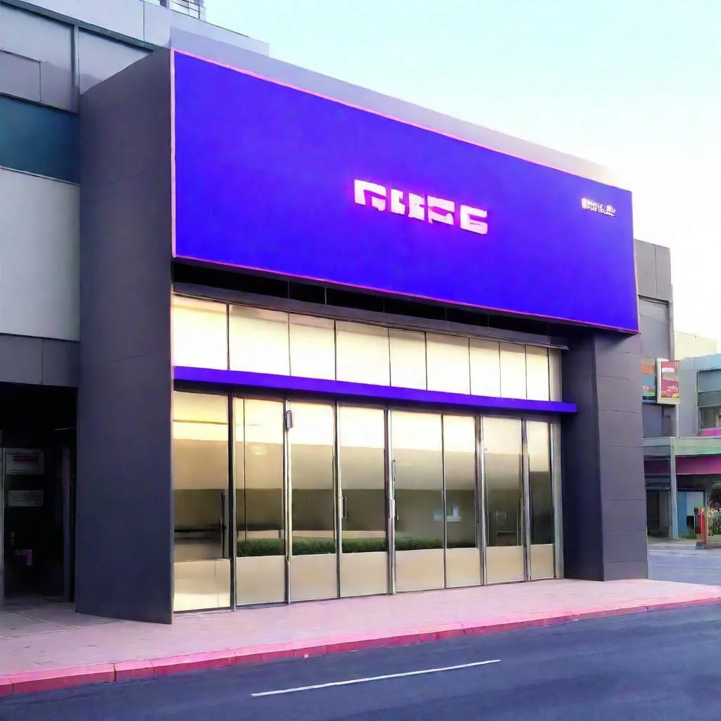 Рекламный щит из алюминиевых композитных панелей