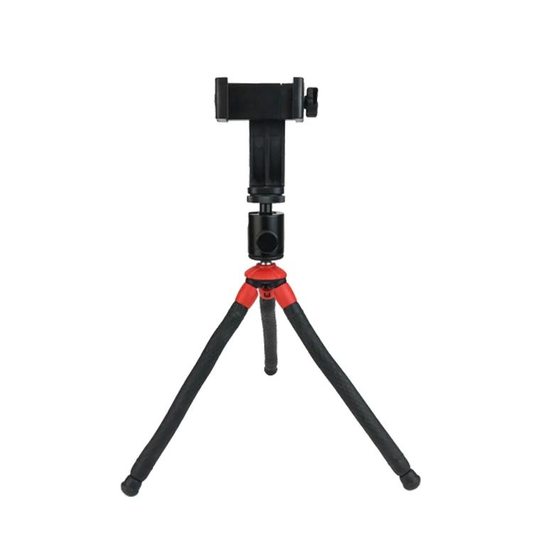 Customized factory cheap price high quality portable octopus cell phone tripod stand for mobile tripod holder