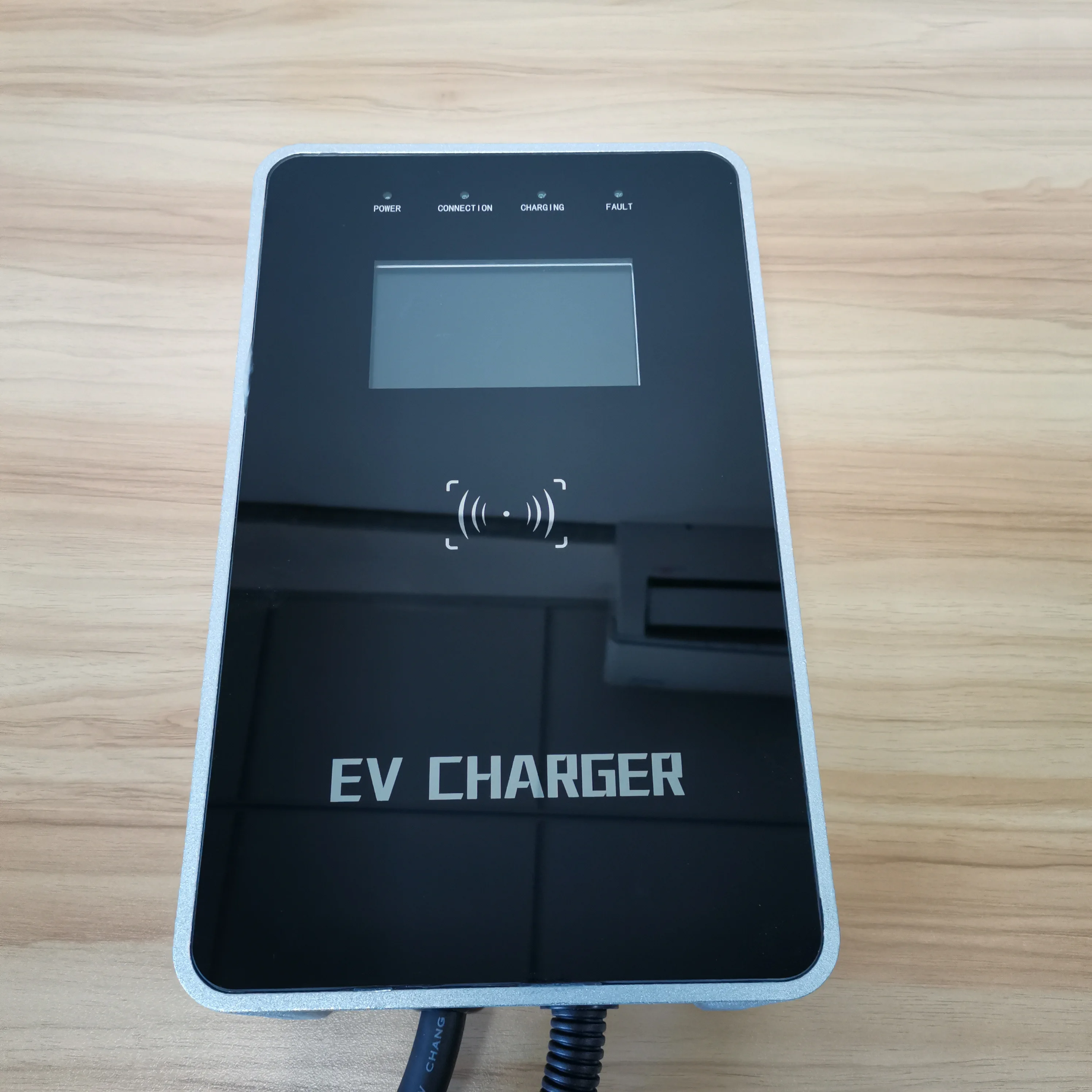  11 кВт wallbox ev charger 16A трехфазный 4 3 дюймовый светодиодный ЖК-экран RFID type 2 зарядная станция зарядное