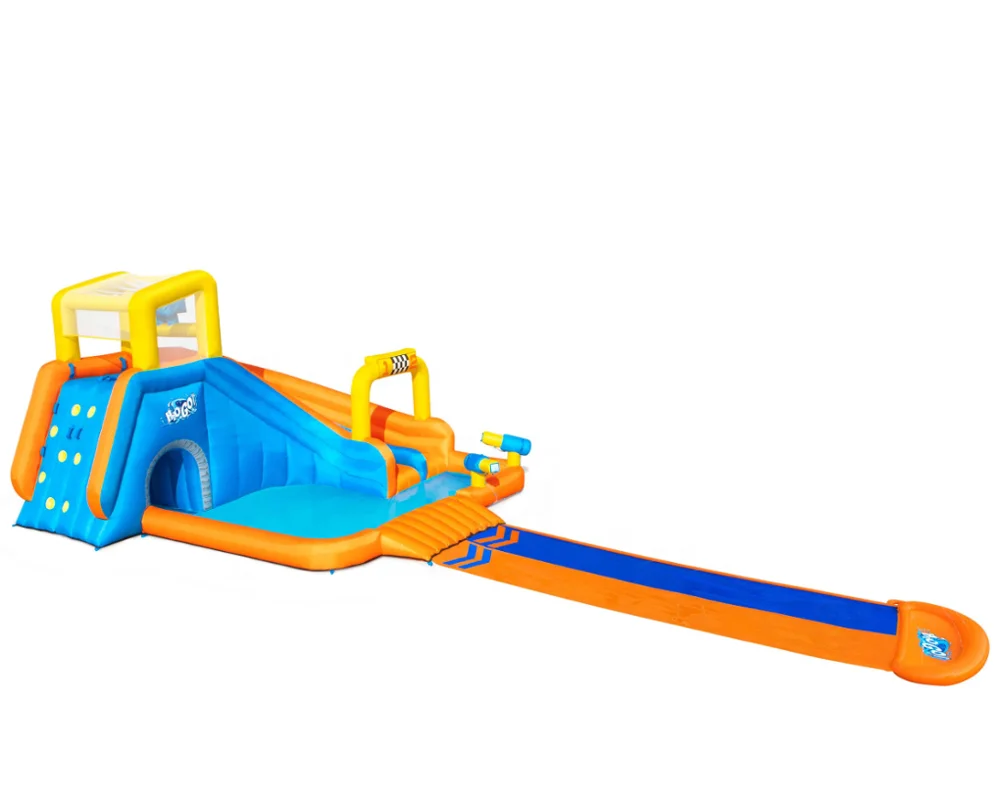 Bestway 53351 надувной бассейн брызги Raceway Mega аквапарк для детей