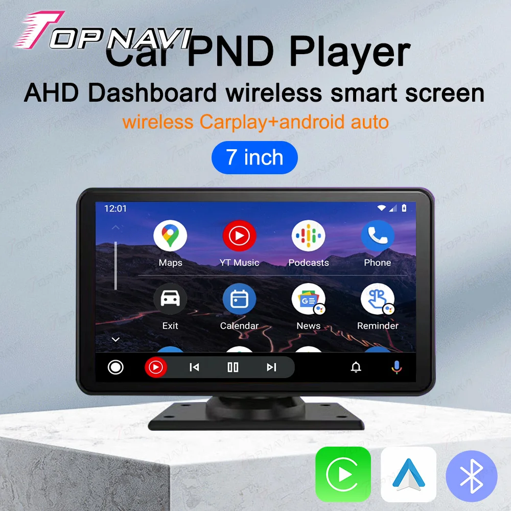 2023 Новое поступление китайская фабрика smart HD мультимедийный Универсальный 7-дюймовый однодиновый портативный автомобильный радиоприемник android auto FM AM RDS