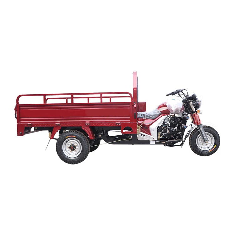 Red Blue Orange open motorized tricycle 150cc , 175cc , 200cc