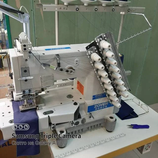 ZY-VC008 Zoyer Waistband Machine Multi Needle 4 Needle Chain Stitch Industrial Sewing Machine