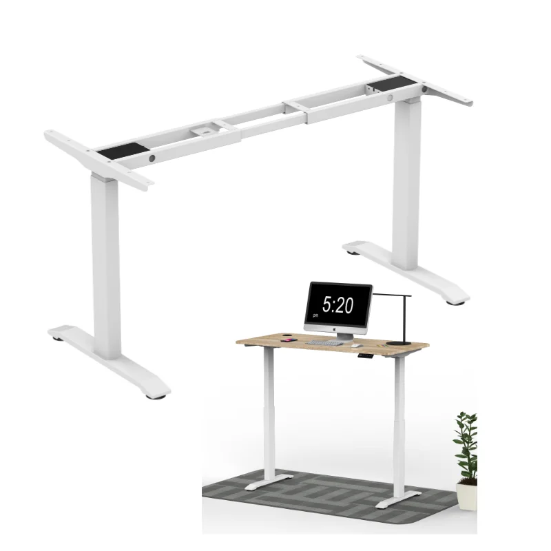 Modern Adjustable Sit to Stand Desk Motorized Rising Computer Laptop Standing Desk for Office Uplifting Table