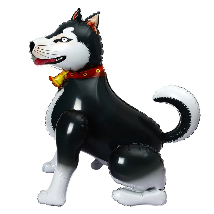 Hot Sale Stand 3D Foil Boy Kids Toys Helium Balloons Balloons Custom Walking Animal Cute Balloon Inflator Helium