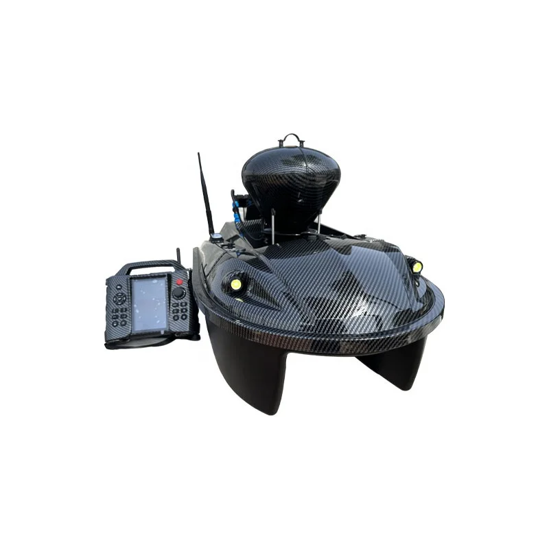 Fishing rc bait boat with sonar fish finder and gps max. 1000m with less than 2m error