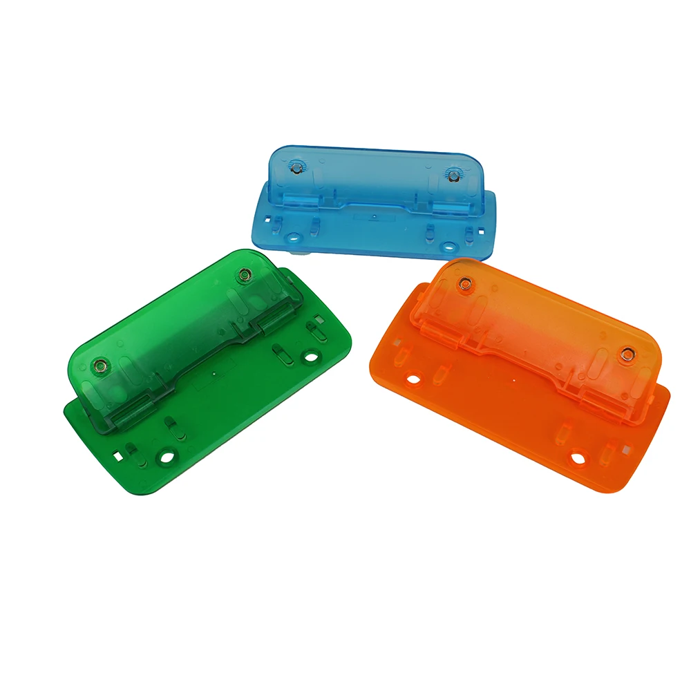 Easy use metal 2 hole puncher 80mm distance square hole paper punch for paper