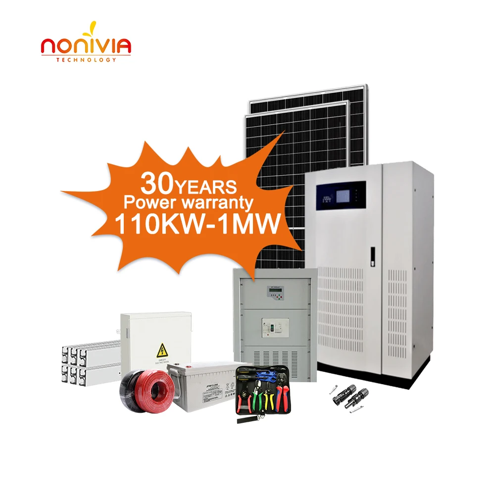 NONIVIA high quality 120kva 150 kva 200kw 250kva 300kw 500kw 5 mw off grid back up solar power system