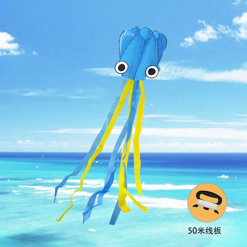 Large Soft Octopus Kite for Adults Custom Design Flying Kites Outdoor Fitness Exercise Wholesale Flying Kites by Manufacturer