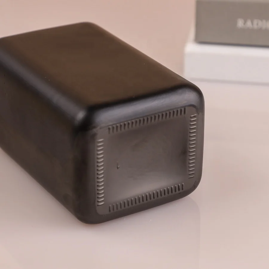 Flat Square Shape 8oz 250ml Liquid Soap Glass Dispenser Bottle With Black Foaming Pump For Hand Face Cleaning Personal Care Use