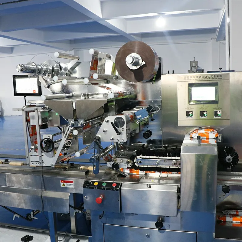 High speed Wafer biscuit automatic packaging system Multi-function Packaging Machines Packing Line