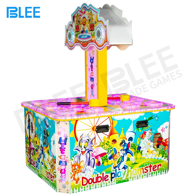 Coin-operated video game machine whack-a-mole 2 players children mole tapping game machine kids park Whack-a-Mole
