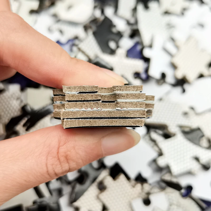 Wholesale Eco-Friendly Custom Puzzle And Box Round Tube Packaging Educational Jigsaw Puzzle KidsFor Family Game