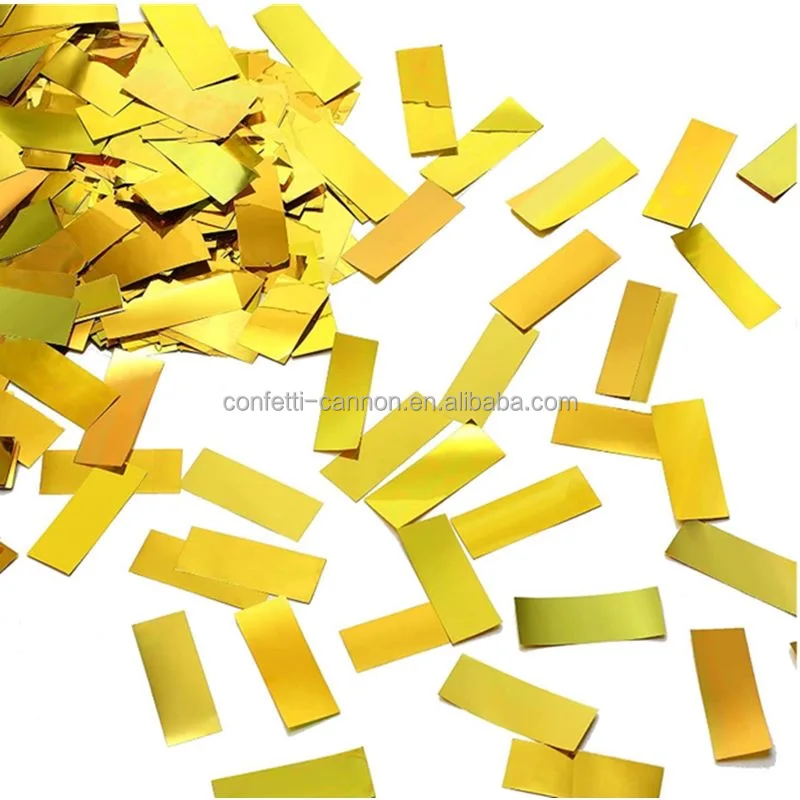 Wedding Birthday Party Decorations Rectangular Metallic Confetti Star heart love shape gold metallic confetti