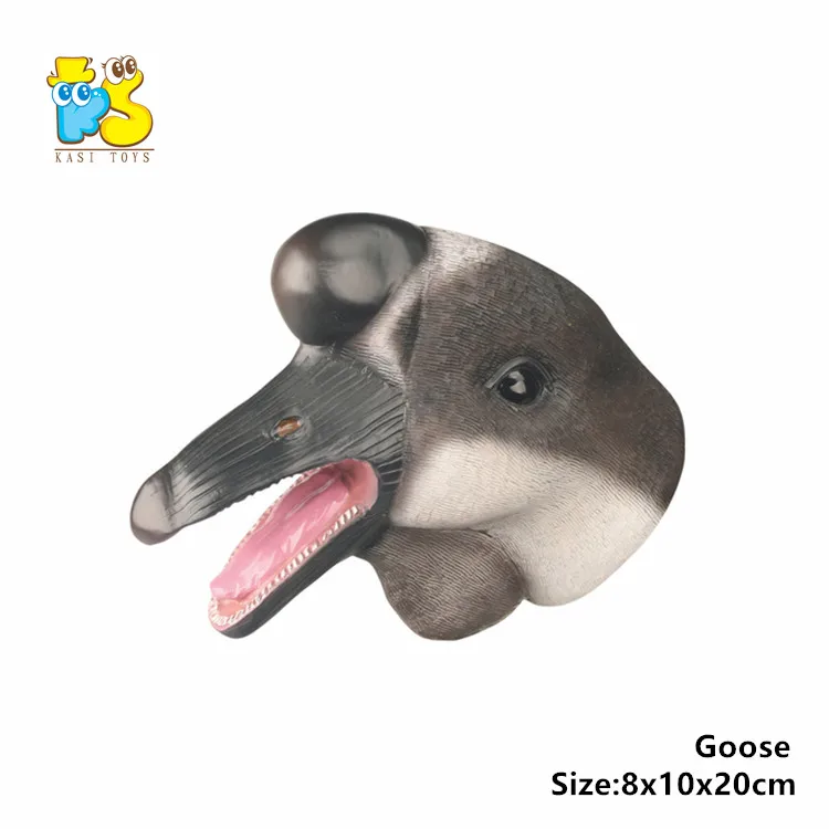 Cheap plastic animal model toys for kid pretned play simulation farm animal hand puppet toy