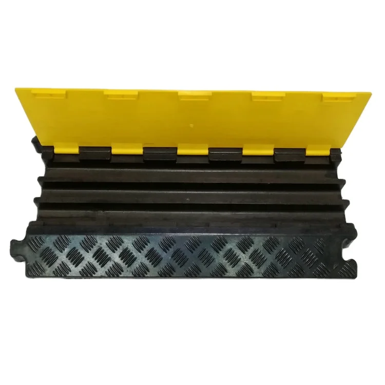 3 Channel Heavy Duty Rubber Cable Protection