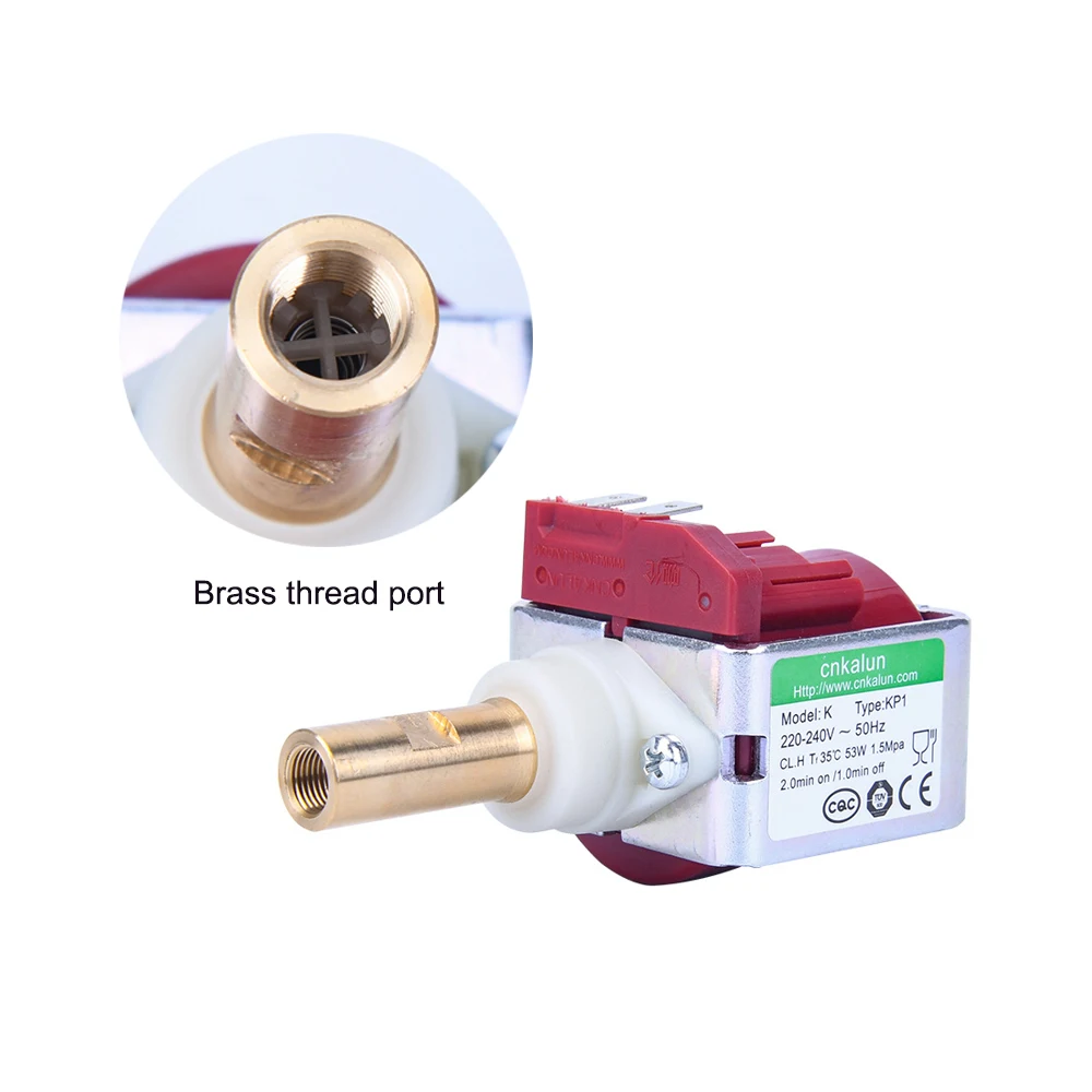 High Quality Water Pump 35W / 53W Brass Output 750ml/min Solenoid Pump For Dishwasher