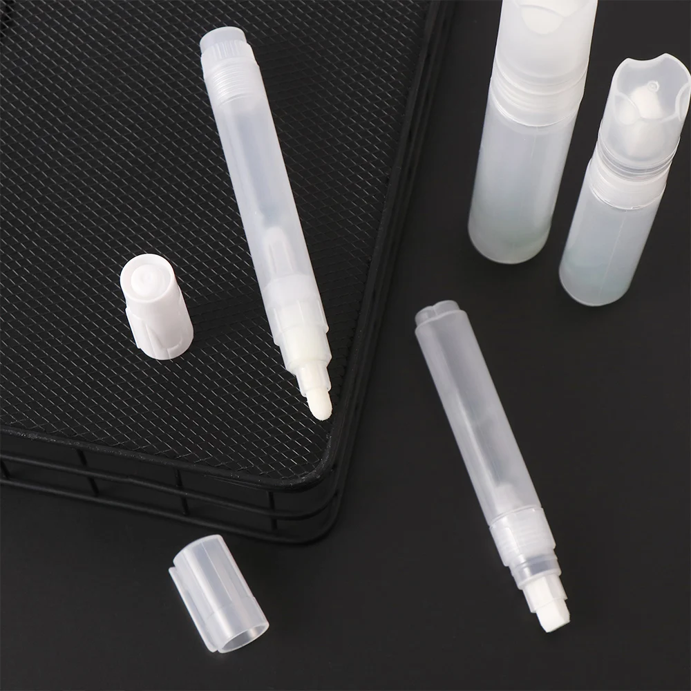 1pc Repeatable Rod Plastic Liquid Chalk Marker Barrels Tube Empty Graffiti Paint Pen Accessories 3mm 5mm 6.5mm 8mm