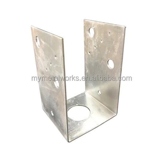 galvanized bolt down post  support