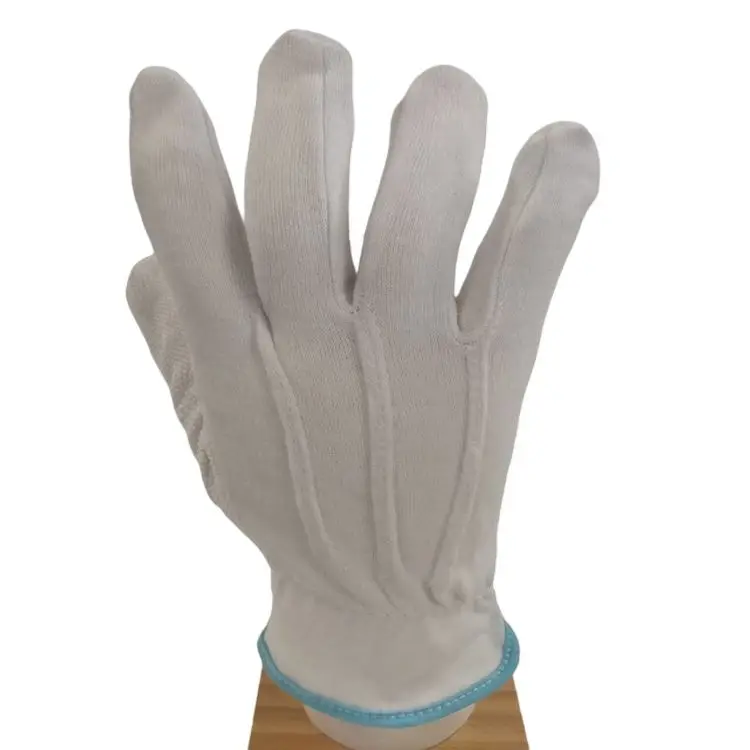 Factory Wholesale Industrial Safety Gloves Construction Industry White Cotton Gloves