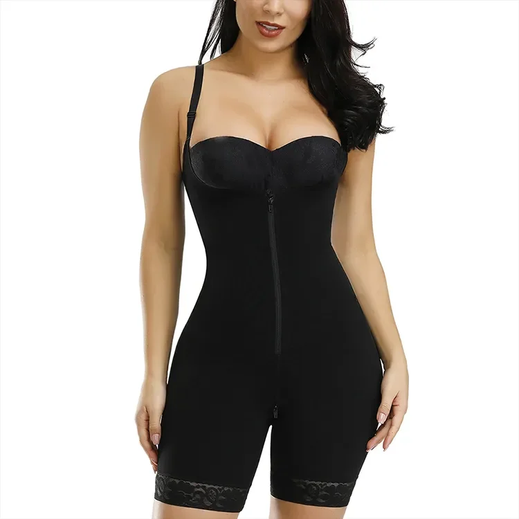 Women Body Shaper Butt Lifter Shapewear Tummy Control Waist Trainer Bodysuit Adjustable Straps Corset Shapers Seamless