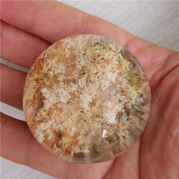 Wholesale Natural Green Ghost Phantom Quartz Crystals Garden Sphere Garden Crystal Balls