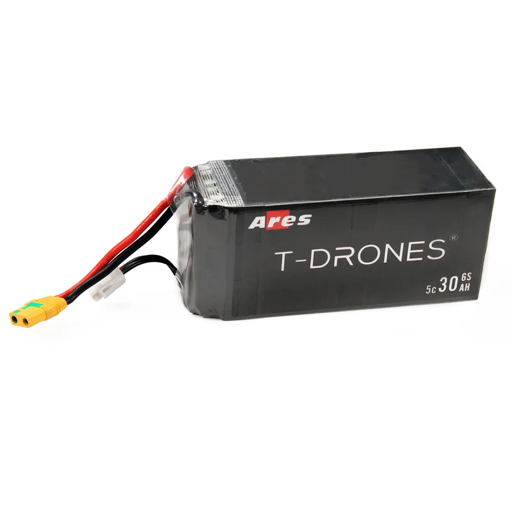 T-DRONES ARES 6S 30Ah Lipo 6S 22.2V 6s lithem drone long battery lif for Radio Control Airplane UAV Drone