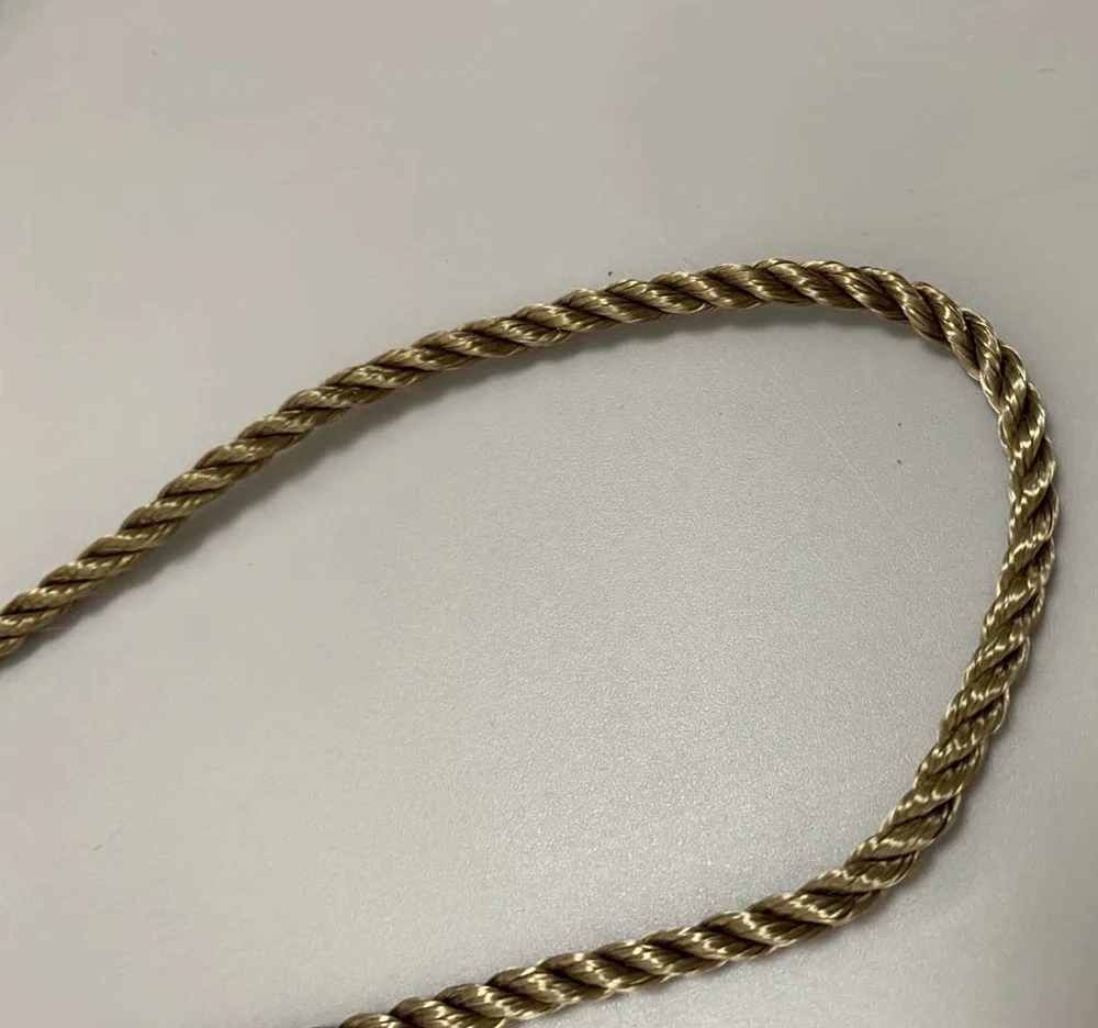 Heat resistance basalt fiber 3 ply insulation rope basalt fiber 3 ply twisted rope