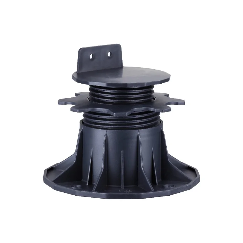 Adjustable Pedestal for Wood Decking Plastic Paver Support Flat Head Pads XF-T204A 65-145 mm Base