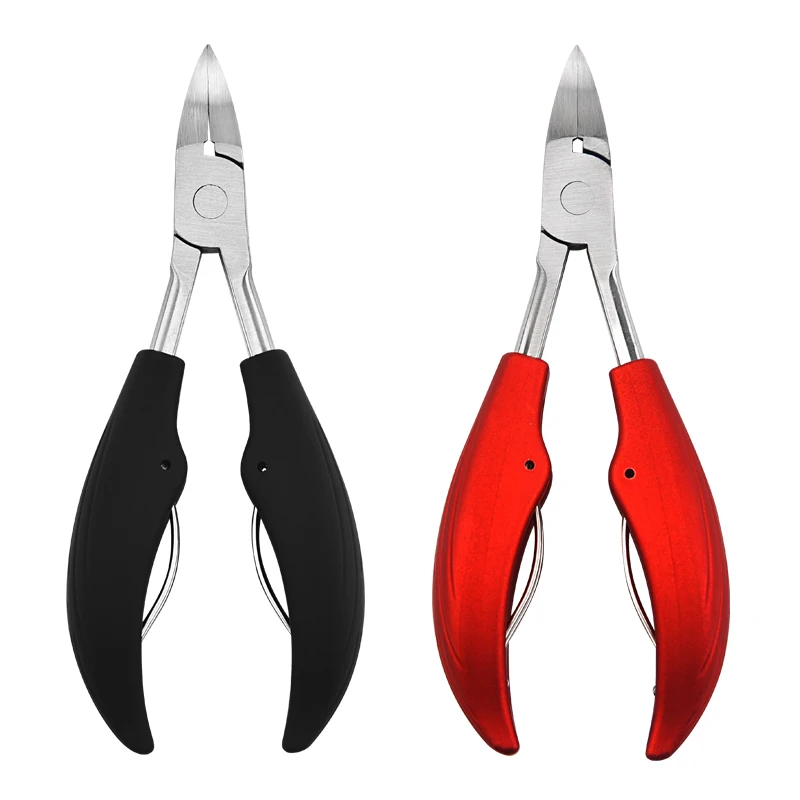 Professional Manicure Pedicure Tool Toe Nail Cuticle Cutter for Thick or Ingrown Toenails Heavy Duty Nail