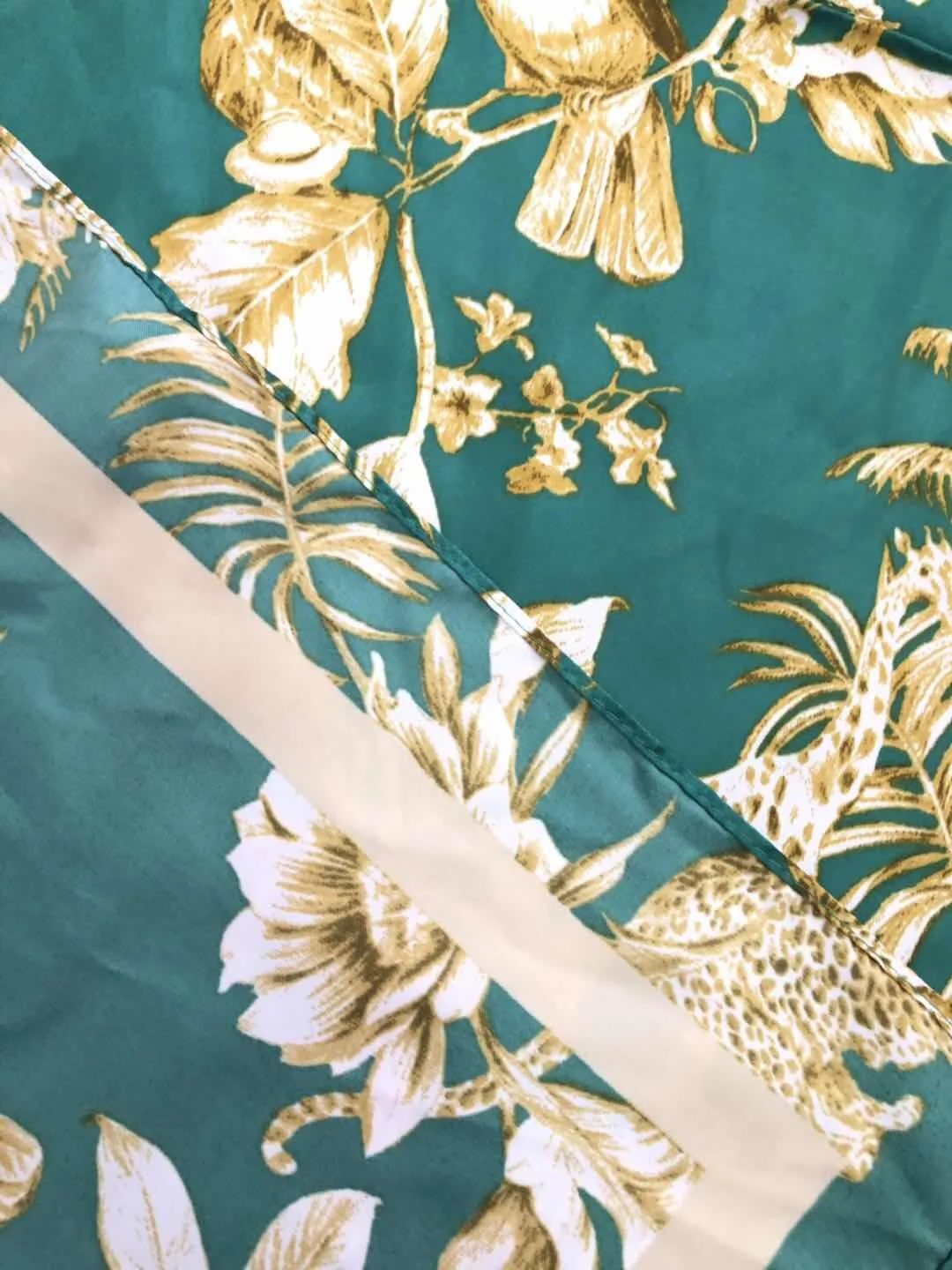 USA Europe Australia market hot sale custom design Recycled polyester satin scarf