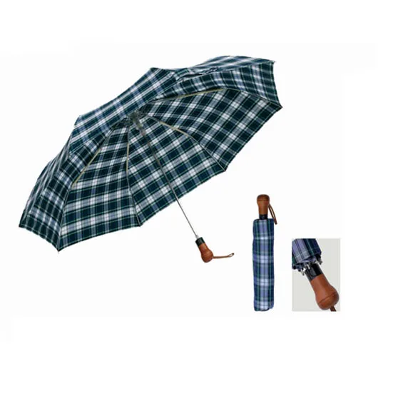 Chinese Manufacturer Portable Wind Resistant Automatic Open Rain 3 Folding Sun Regenschirm Fold Umbrella With Logo Prints