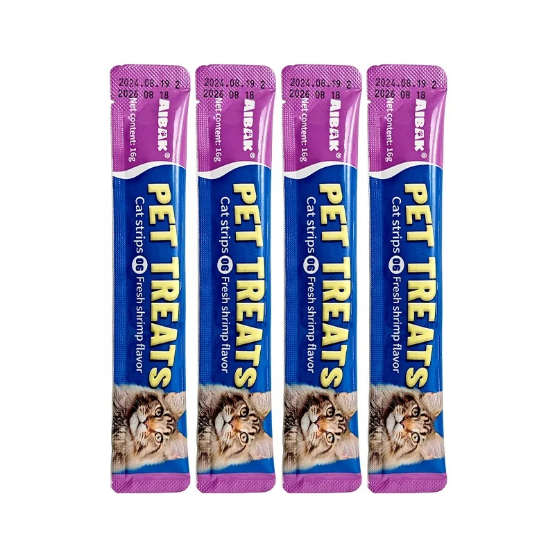 100% Natural Pet Treats Manufacturer Wholesale Low Fat Low Salt Fresh Pure Meat Cat Strips Treat