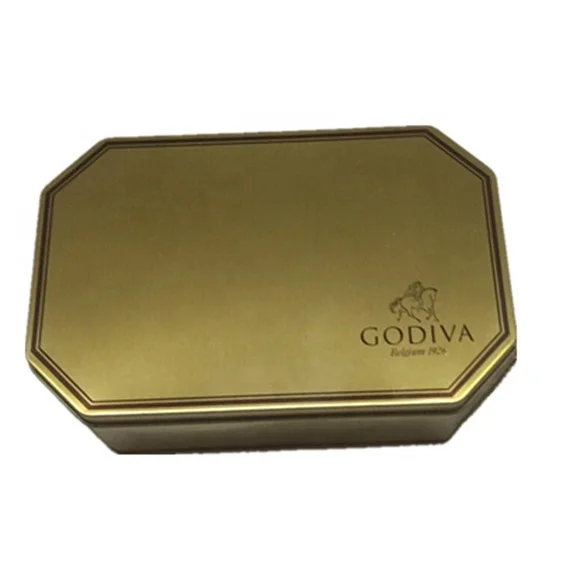 Octagon shape candy or gift  tin box