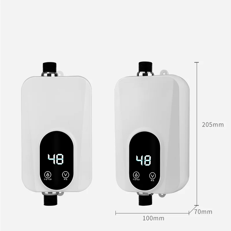 hot selling Mini  new arrival 220v geyser bathroom shower advanced technology electric instant tankless hot water heater