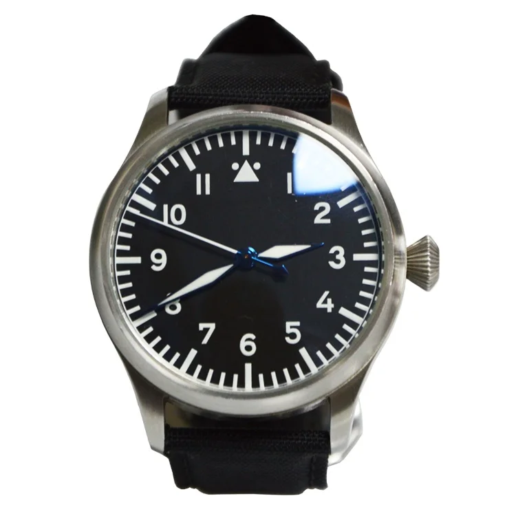 Relojes Wholesale Super Luminous Private Label Stainless Steel Case Sapphire Glass  NH35 Automatic Watch pilot