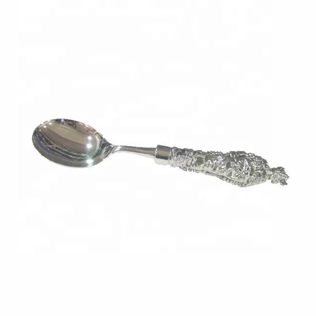 Home wedding kitchenware stainless steel dinning rice soup spoon for restaurant hotel