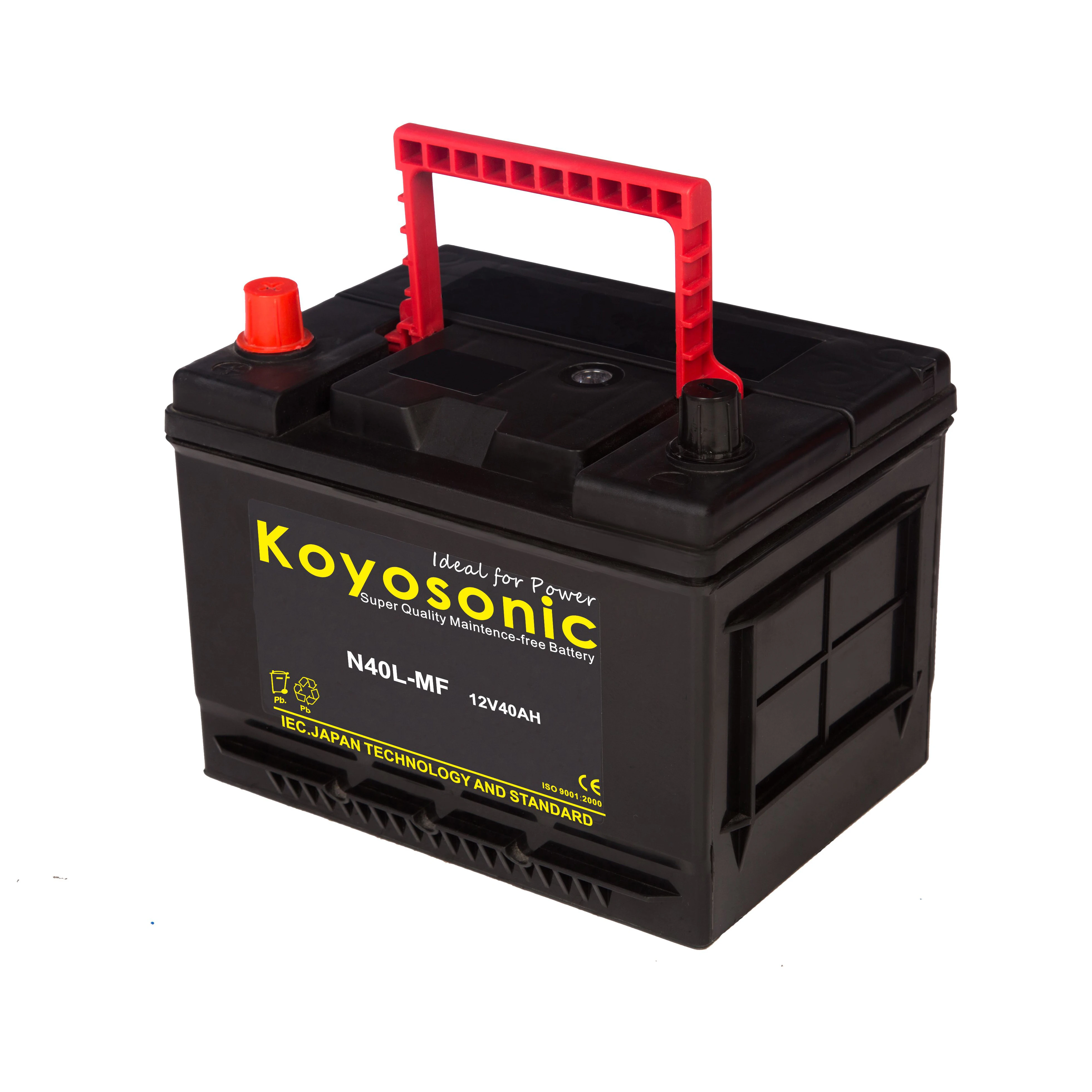 12V 40AH Maintenance Free Automotive Battery N40L Wet Cell Car Battery Automobile