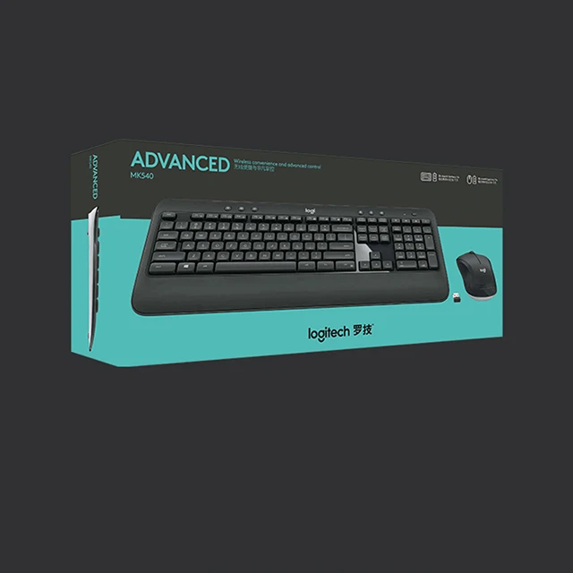 For Logitech MK540 wireless ergonomic  pc gaming keyboard mouse combo laptop computer office game kit keyboards