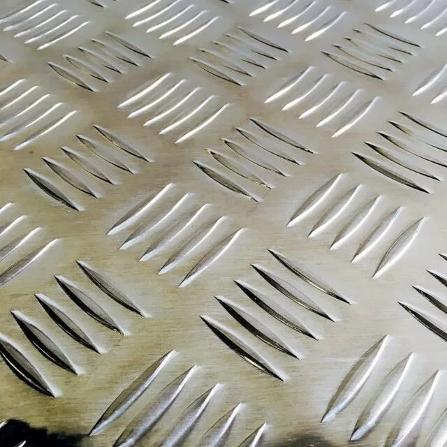 Polished Embossed Aluminum Plate Sheet Alloy 7005 7075 Diamond Aluminium Checkered Sheet