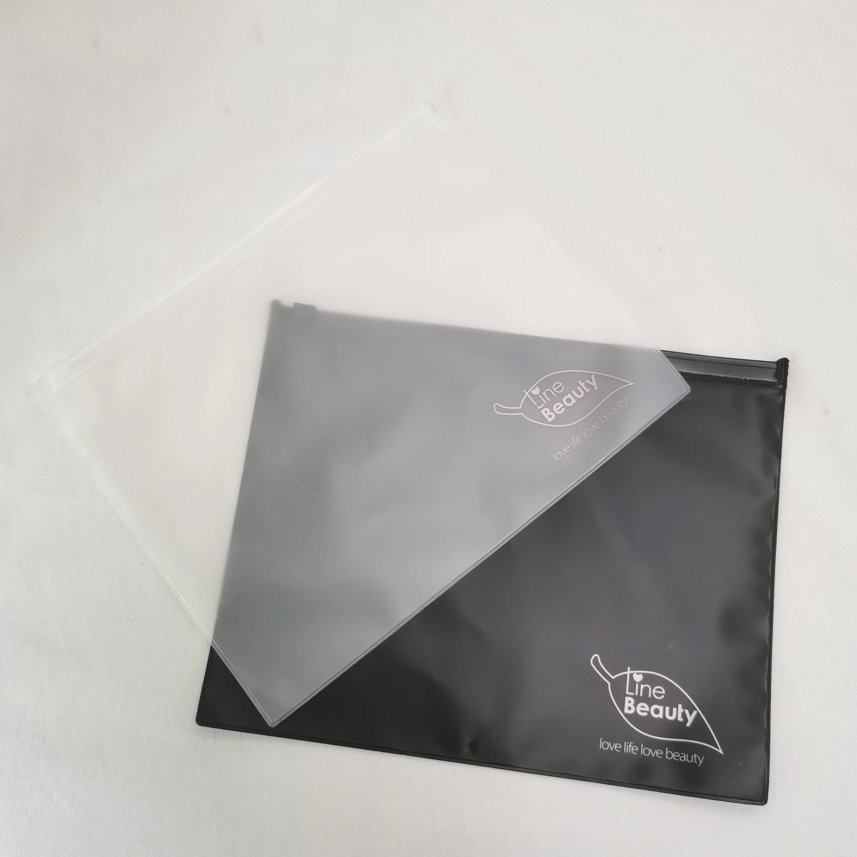 Custom Matte/frosted Reusable Biodegradable Plastic Packaging Zipper Bags shoes Swimwear Zip Lock Clothing Clear Bags With Logo