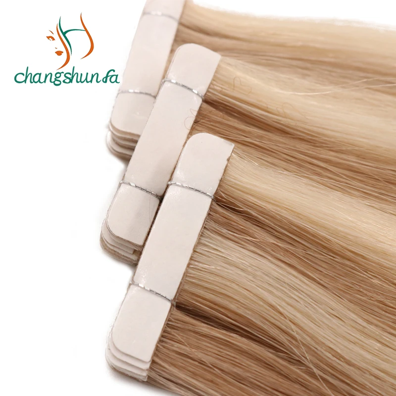 Tape In Human Hair Extension Most Popular 100% Cuticle Aligned Double Drawn 12A Grade Wholesale