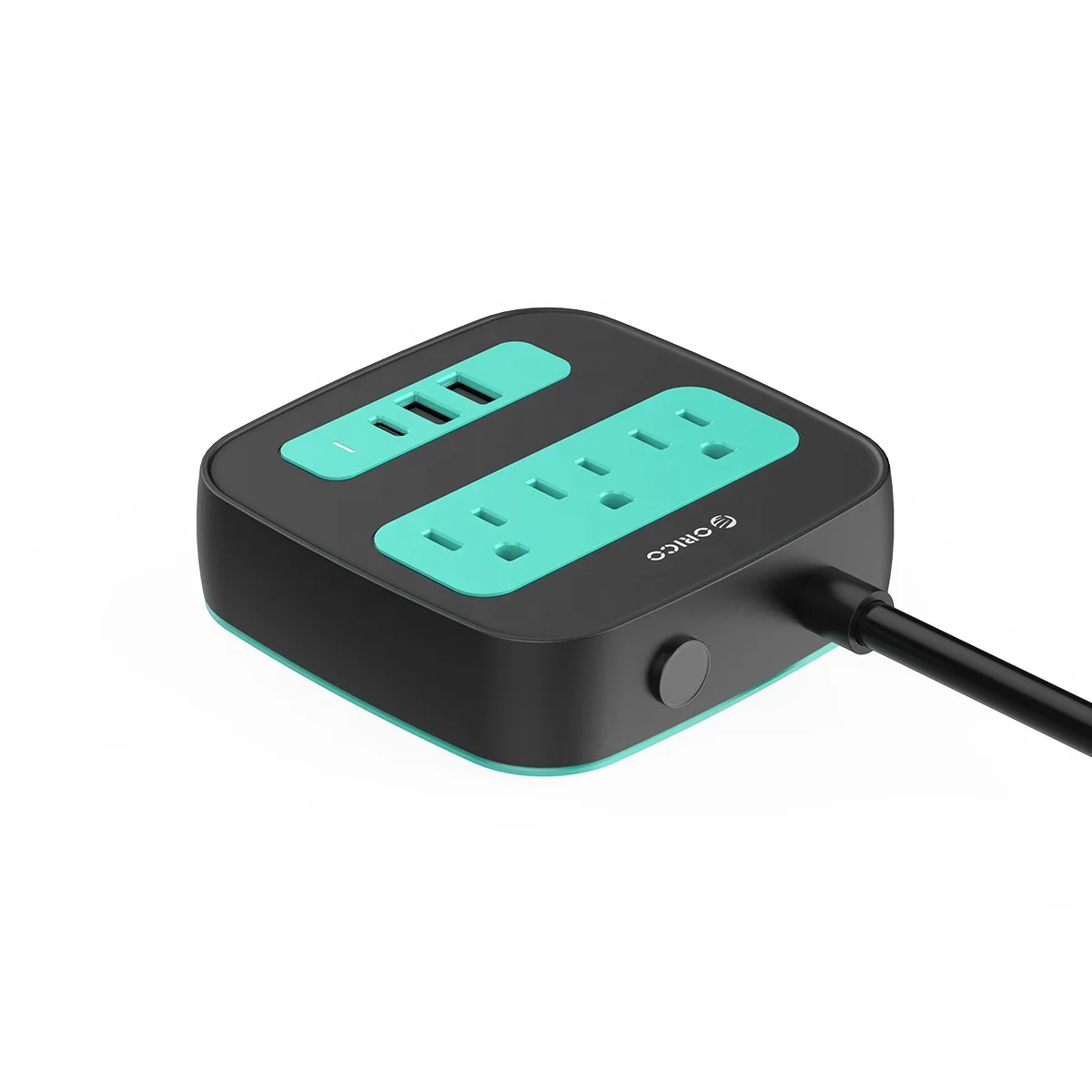 
Amazon Trending Product 13A Quickly Charger U.S Desktop Electrical Socket 3 Outlet Type C Smart Power Surge Strip 