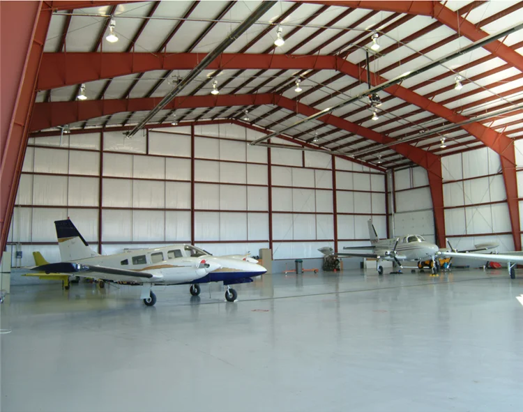 Light steel structure warehouse Small aircraft flight test warehouse