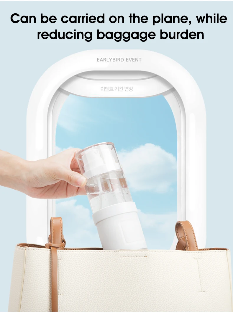 Wholesale Factory Adult Outdoor Detachable Squeezing Reusable Portable Spray Shampoo Lotion 4 In 1 Travel Bottle