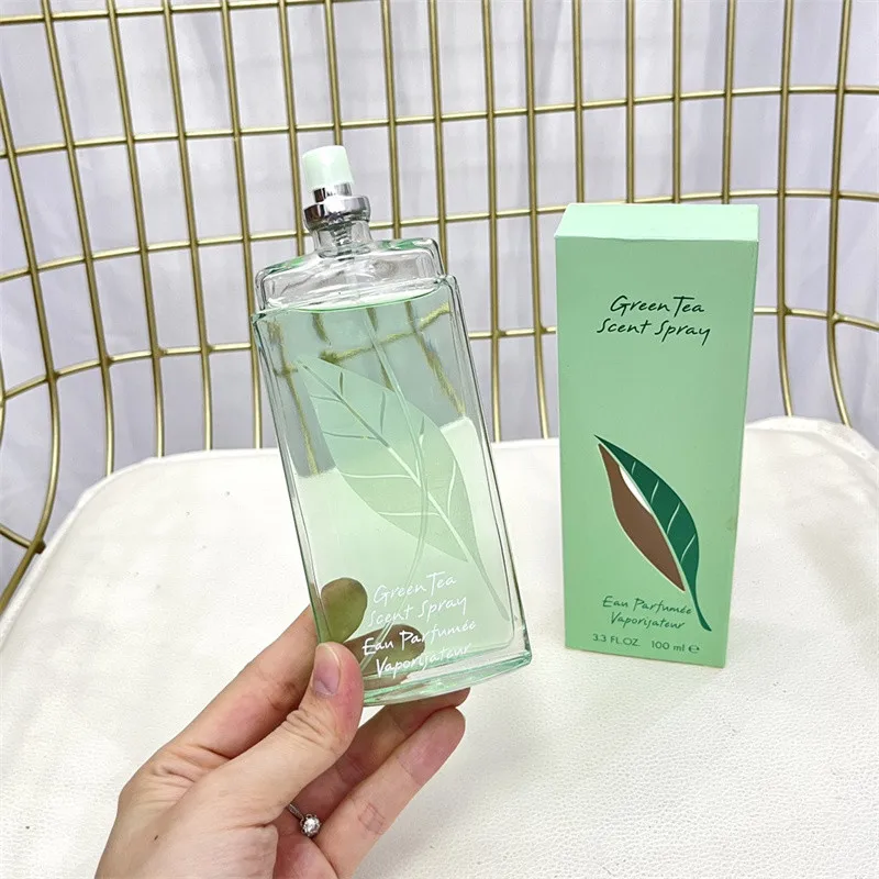 Women Green Tea Perfume Spray Eau De Parfum Lasting Citrus Fougere Fragrance Parfum Femme Perfume Original 100Ml EAU Parfum
