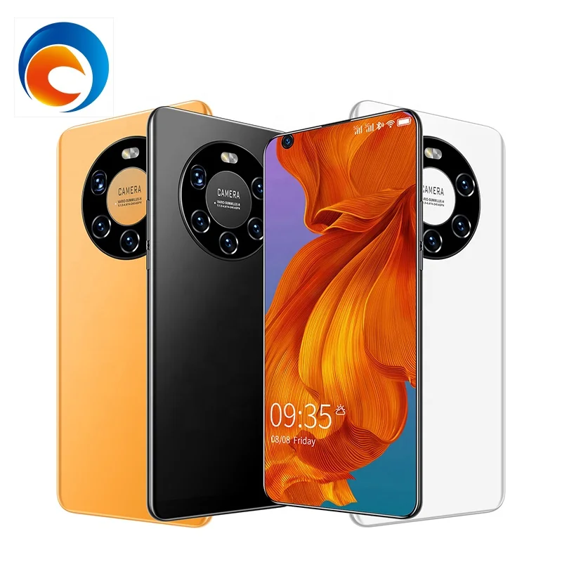 Низкая цена Mate41pro + оригинальный 12 Гб 512 7 2 дюймовый смартфон разблокированый смарт-телефоны Android 10 Dual Sim сенсорный экран
