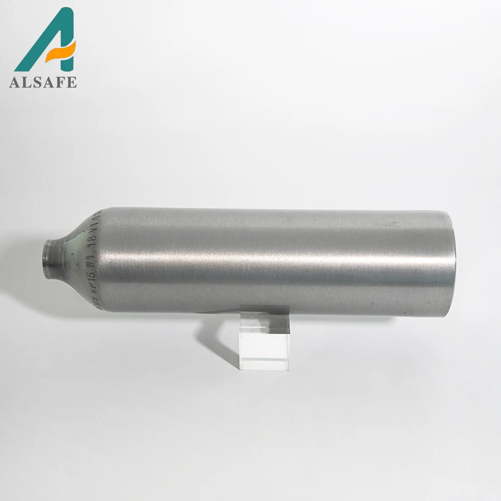 1.0L 1 Liter 150bar 309mm CE ISO Tped Oxygen Nitrogen Argon Helium Co2 Aluminium Gas Cylinder Industrial
