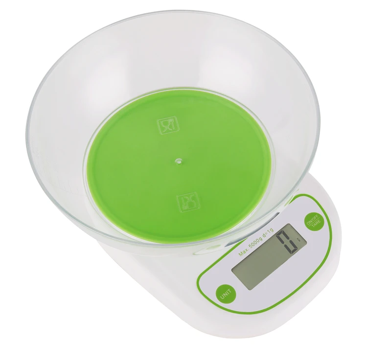 Popular Hot Sale 1g 5kg digital weighing kitchen electronic scale with bowl
