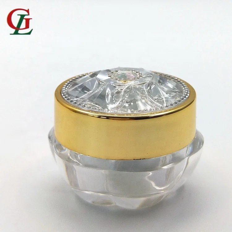 Acrylic Lotion Jar, Face Cream Jars New Design 5g Cosmetic Cream Jar, Luxury Plastic Face Mask Skin Care Cosmetic Packing CN;GUA